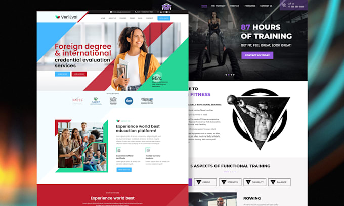 design a clean, responsive wordpress website