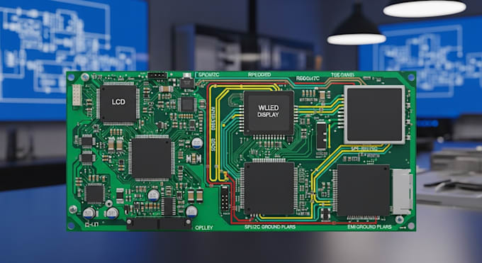 Embedded Display Reference Design Design lcd, oled, and tft display interface pcb for embedded systems by ...