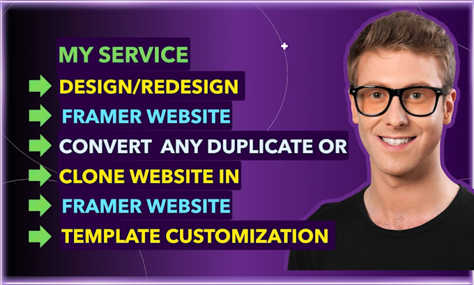 convert any clone or copy website into a framer website