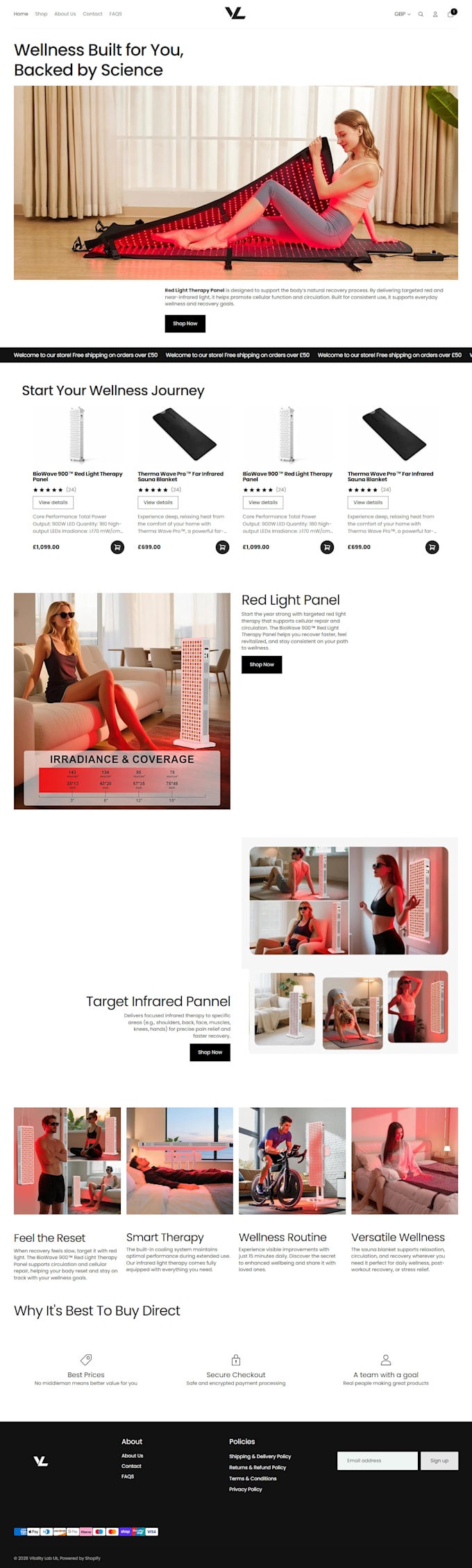 build shopify store design