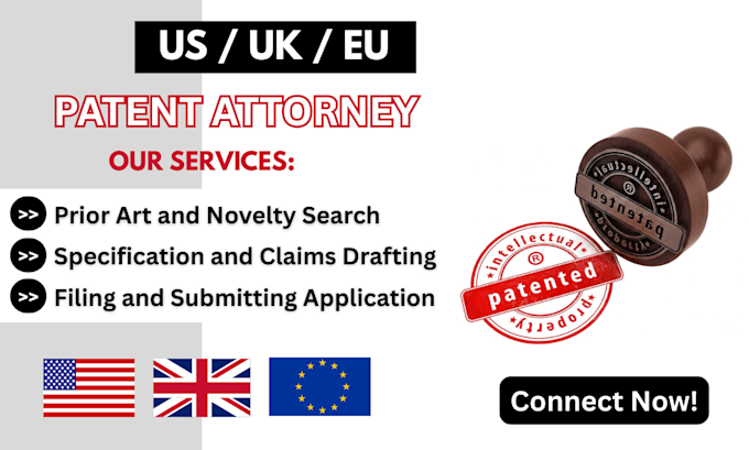 write utility patent draft and file your patent application in US UK or ireland