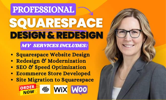 build squarespace ecommerce website design redesign SEO migration development