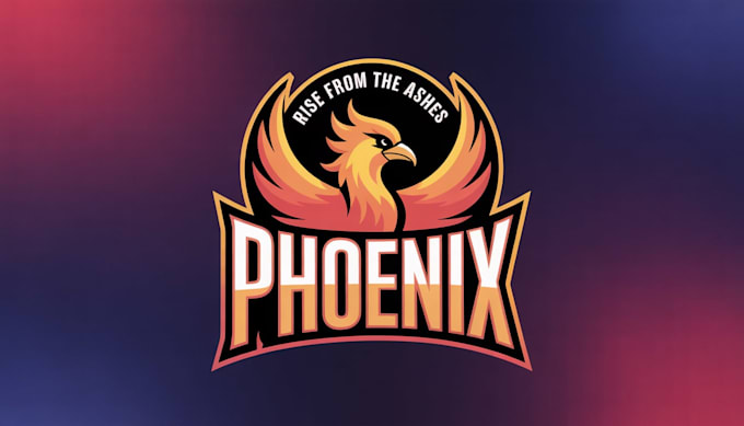 do high quality custom phoenix logo with free source file