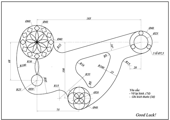provide accurate engineering cad drawings with dimensions