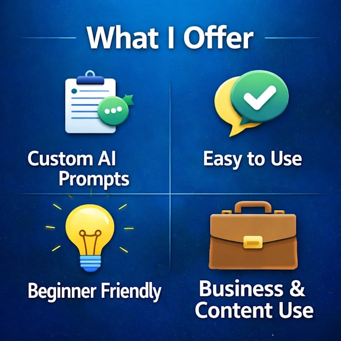 create custom prompts to save you time and boost results