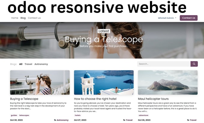 design or redesign odoo website odoo development odoo ecommerce, modules setup