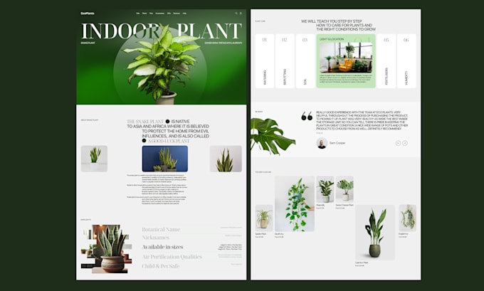 design a landing page UX UI design figma