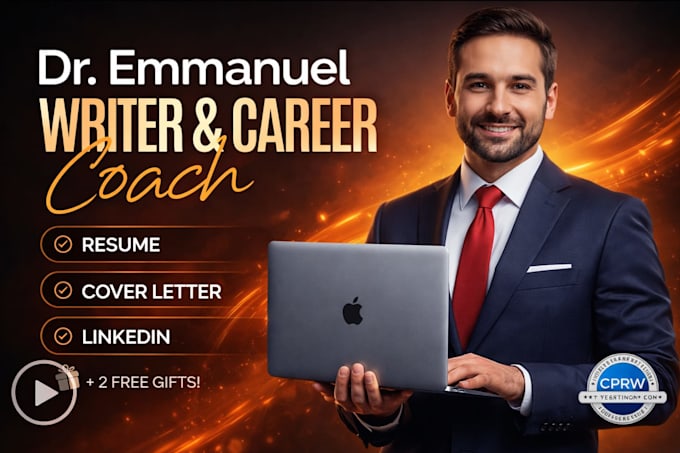 write your senior or executive CV, resume, cover letter, optimize your linkedin