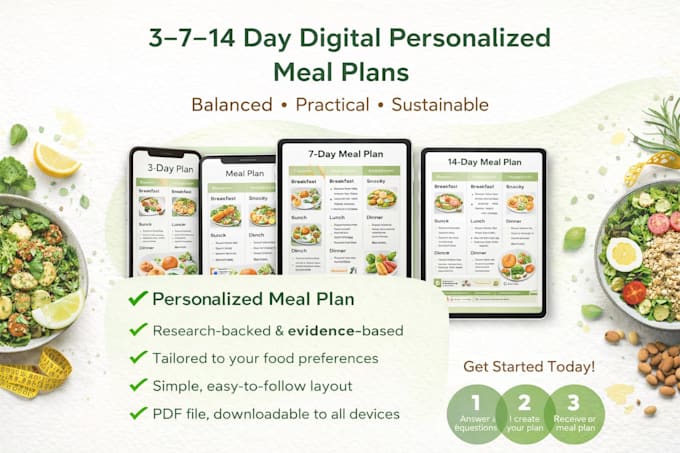 create a personalized nutrition and meal plan for you