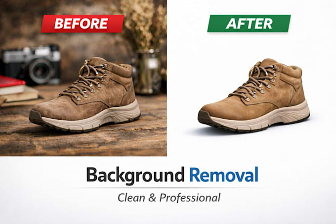 do professional background removal for amazon products