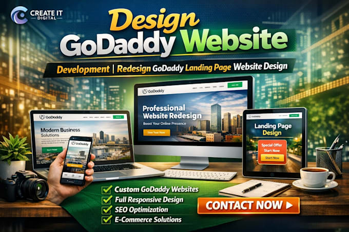design godaddy website development redesign godaddy landing page website design