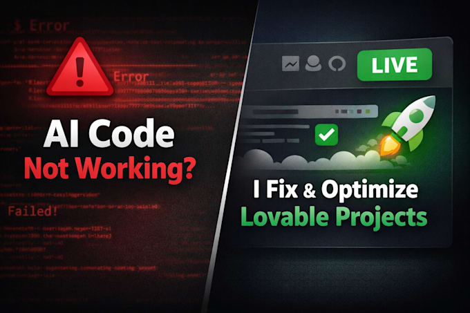 fix your lovable project and host it live with a custom domain
