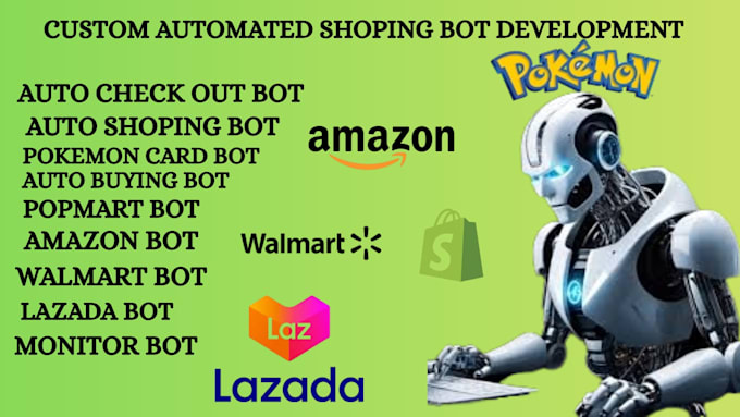 build auto purchase bot auto checkout bot shopping bot amazon lazada pokemon bot