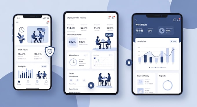 Build an employee time tracking and management app by Oluwadamilaret1 ...