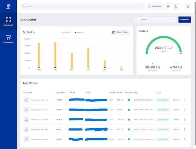 build a full stack laravel and react web application