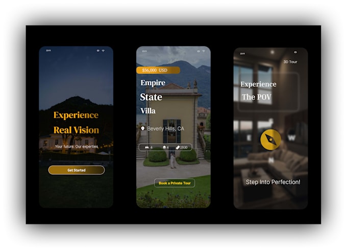 Design a luxury real estate mobile app ui ux in figma by Zarif_ibrahim ...