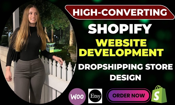 build shopify website development shopify dropshipping store ecommerce website