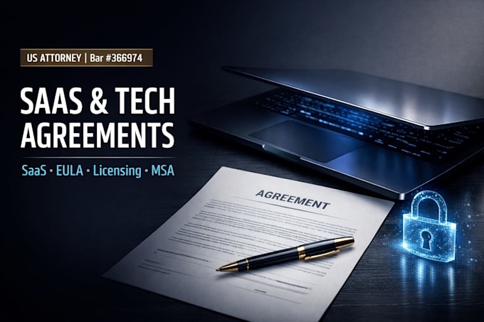 draft rock solid saas agreements, tech contracts and software licensing