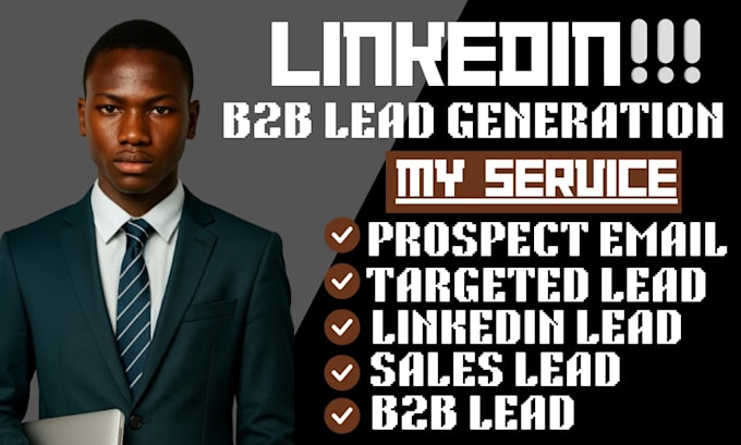 do linkedin lead generation, prospect email list targeted b2b leads