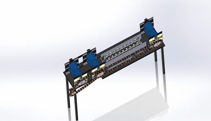 do mechanical design, product design, 3d design and 3d model in solidworks