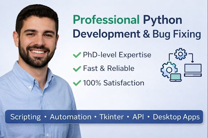 do python programming, automation, and desktop applications