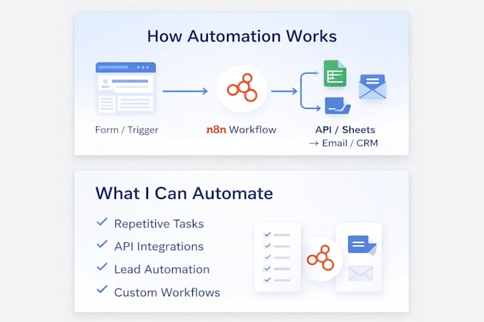 automate business workflows with n8n