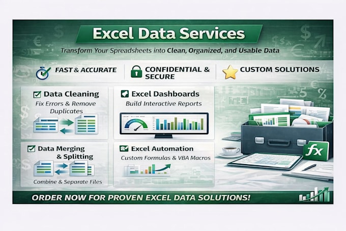 clean, format, merge excel data