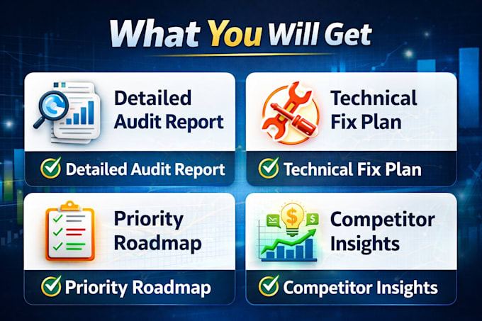 provide advanced SEO audit and a clear actionable report