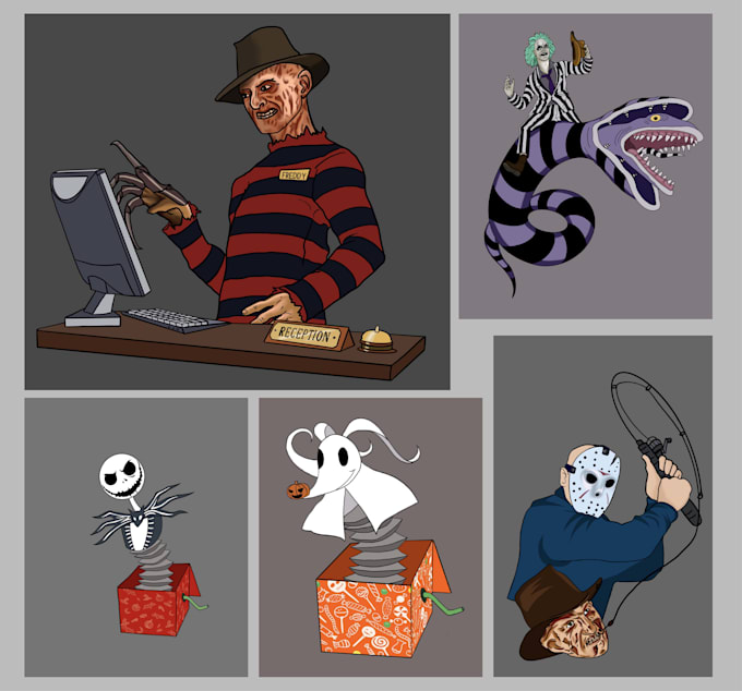 draw unique illustration in any style