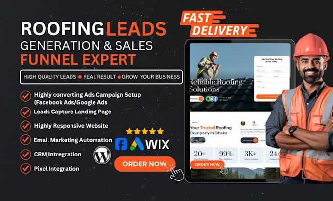 get roofing leads solar roofing landing page homeowners contractor solar website