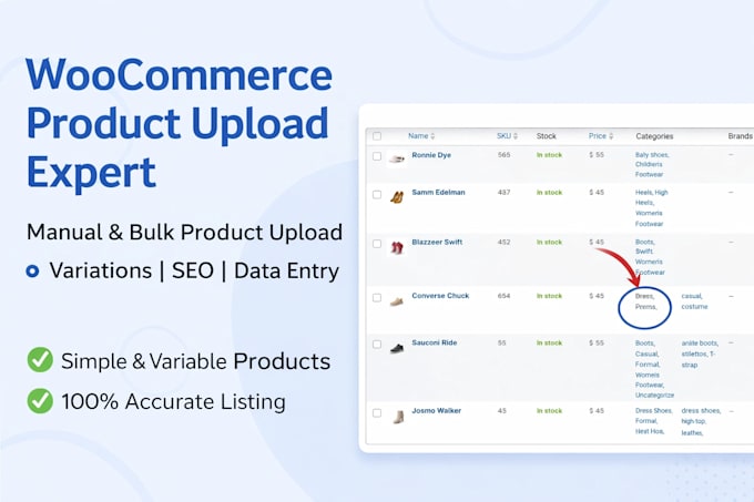 do woocommerce product upload with variations professionally