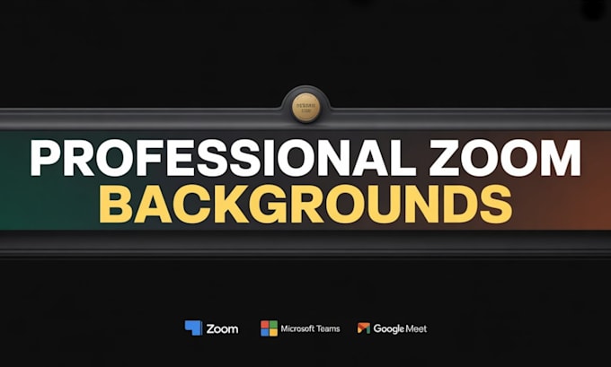 design zoom virtual background teams office mockup zoom meeting google meet