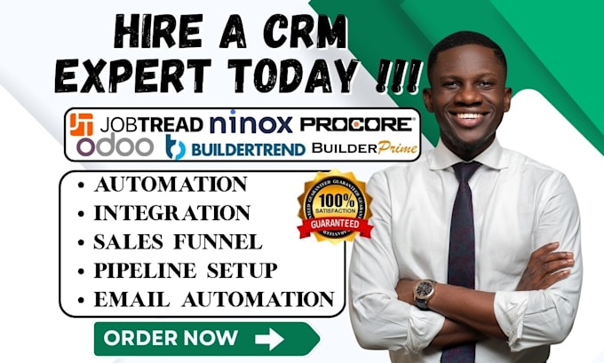 jobtrend odoo crm website buildertrend ninox builder prime procore automation