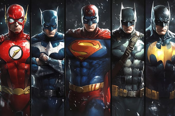 superhero character for comics