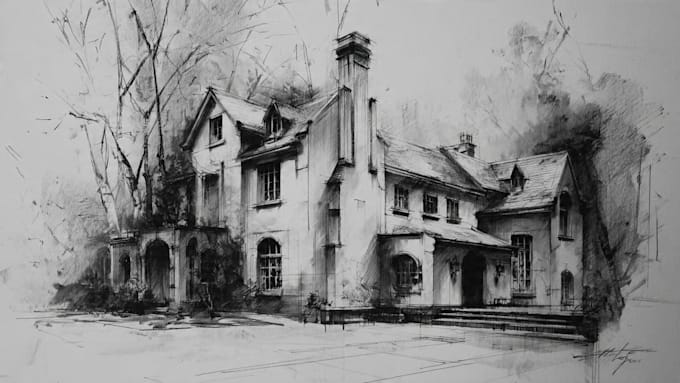 sketch your house or building