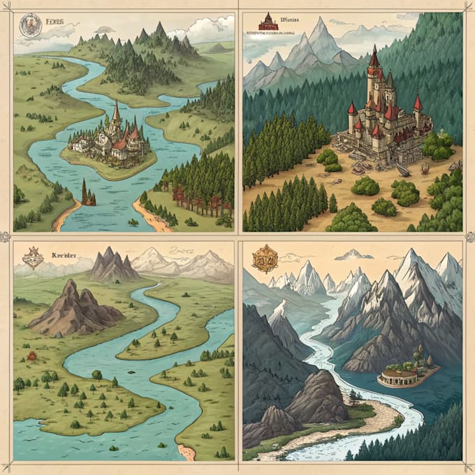 do custom vector map illustration, campaign map, city map,