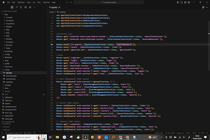 develop scalable backend apis and integrations