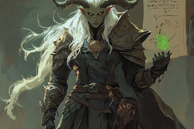 illustrate your dnd character portrait