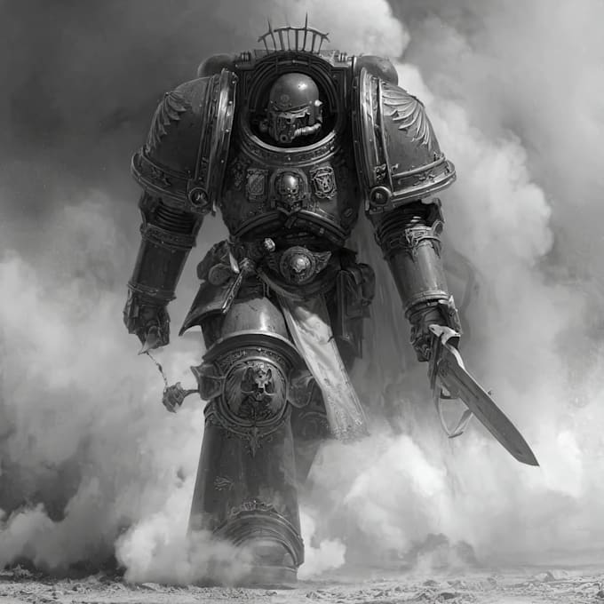 create warhammer 40k art