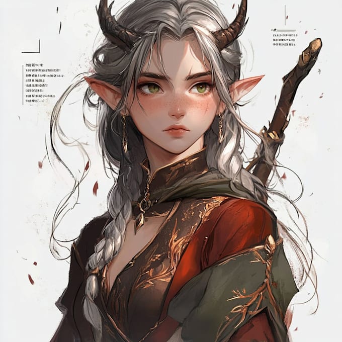 dnd, fantasy character and dnd character