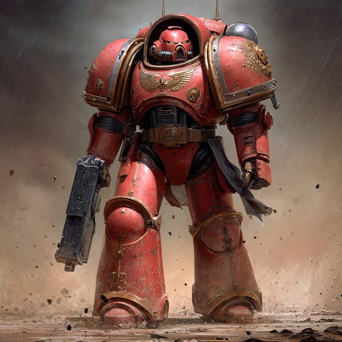 create warhammer 40k art