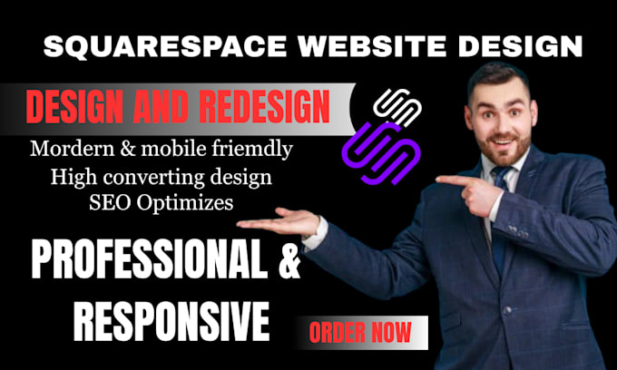 design a high converting squarespace website for your business or brand