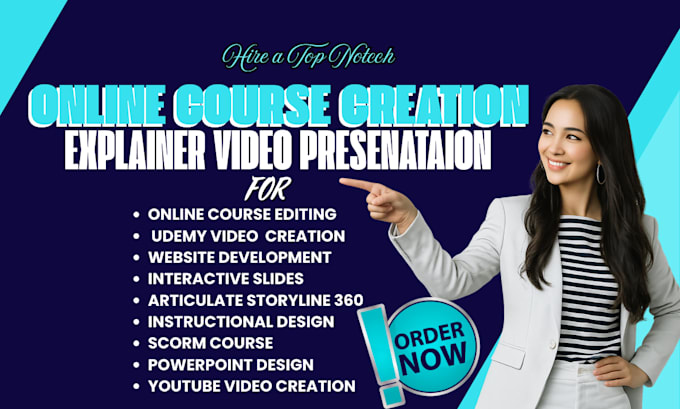 online course editing, course slides online course creation interactive lessons