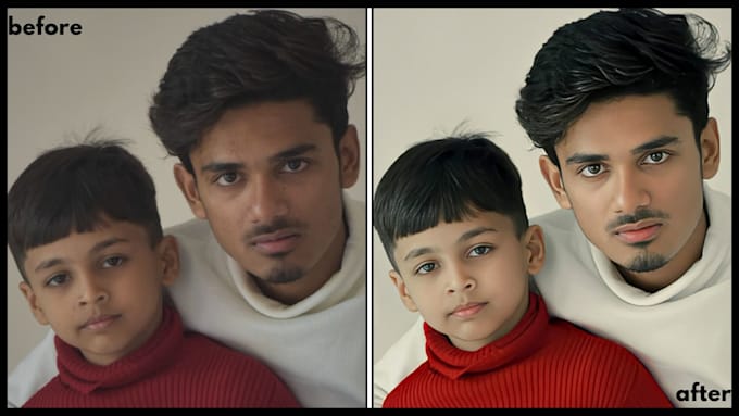 do natural portrait photo retouching
