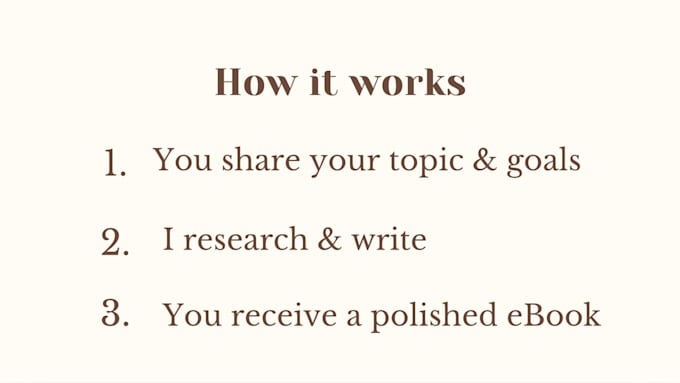 create your complete nutrition ebook with research
