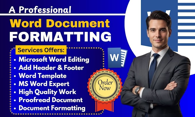 professionally format, edit, and design your microsoft word, document formatting
