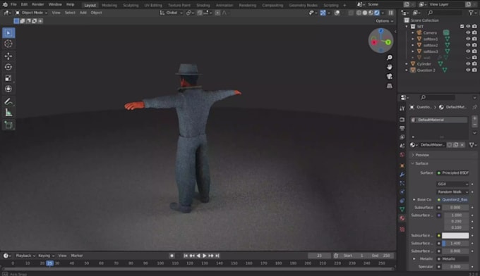 prorig or create 3d character model using iclone, cc5, maya, c4d, cc4