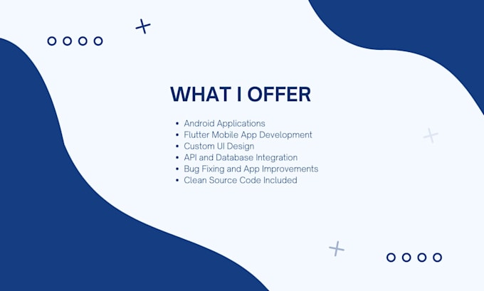 develop a flutter mobile app for android and web