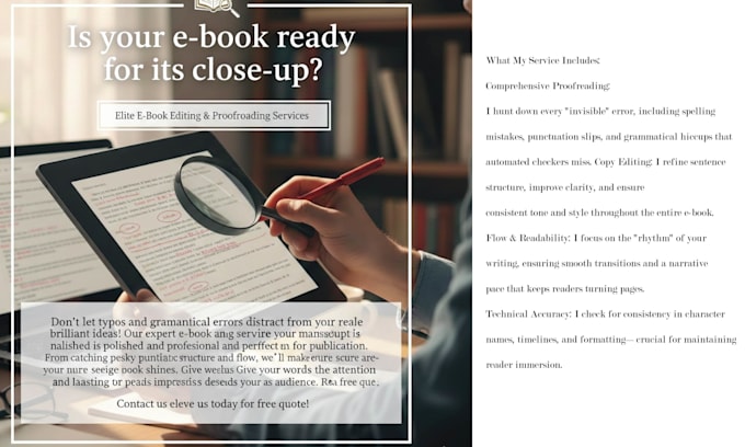 polish your manuscript with professional book proofreading