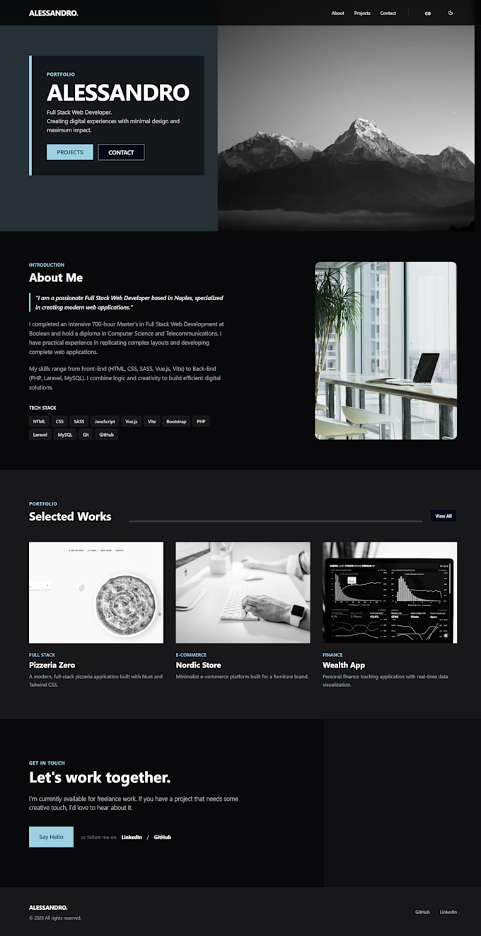 build a modern web app with nuxt and tailwind
